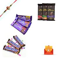 Bournville and Dairy Milk with Rakhi