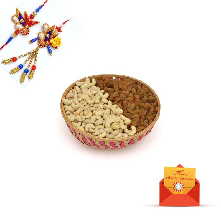 500g Kaju Raisin with Rakhi