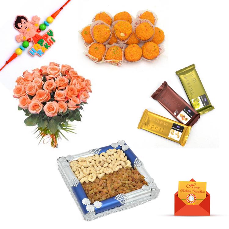 Pleasing Goodies On Rakhi