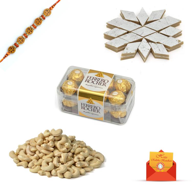 Entertaining Hamper with Rakhi