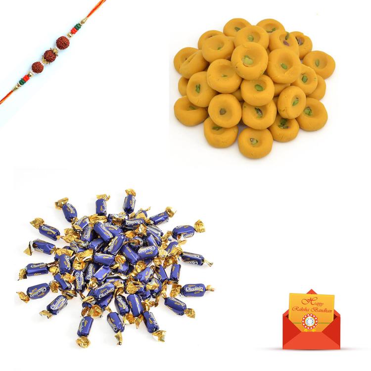 Enchanting Hamper With Rakhi