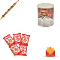 Prepossessing Hamper with Rakhi