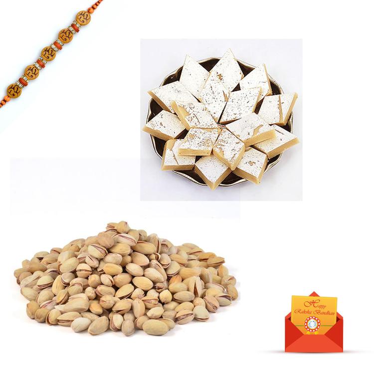 Tasty Hamper With Rakhi