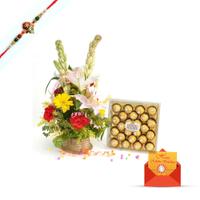 A Cherishable Hamper with Rakhi