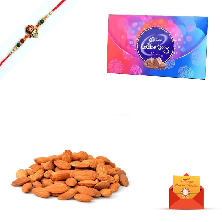 Celebration with Almond & Rakhi
