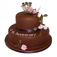 1st Anniversary 2 Tier Cake 3KG