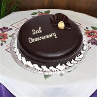 2nd Anniversary Cake 1 kg - Chocolate