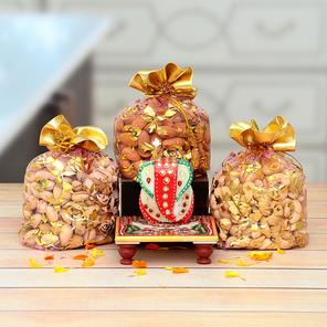 Ganesh, Almonds, Pista & Kaju Ganesh, Almonds, Pista & Kaju