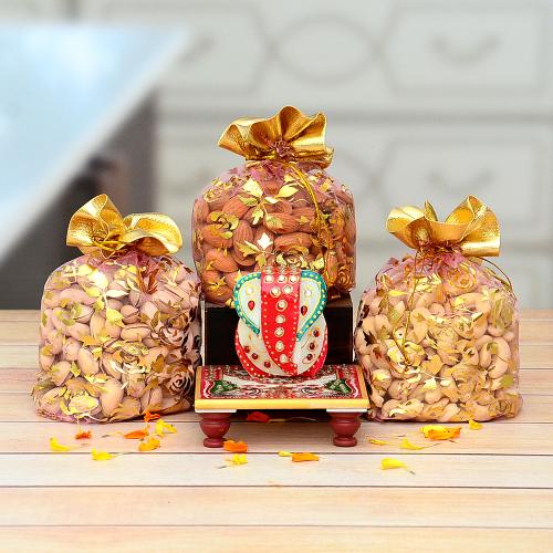 Ganesh, Almonds, Pista & Kaju