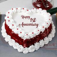 1st Anniversary Vanila Cake