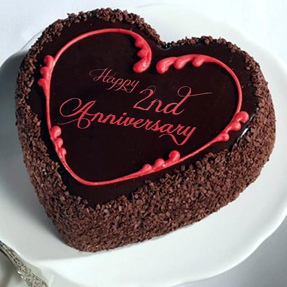 Buy 2 Tier Anniversary Cake Design Price @2199