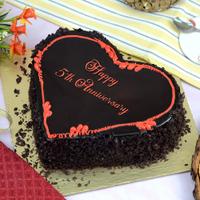 5th Anniversary Chocolate Truffle Cake