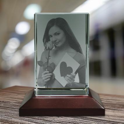 Personalized 3D Crystal Box