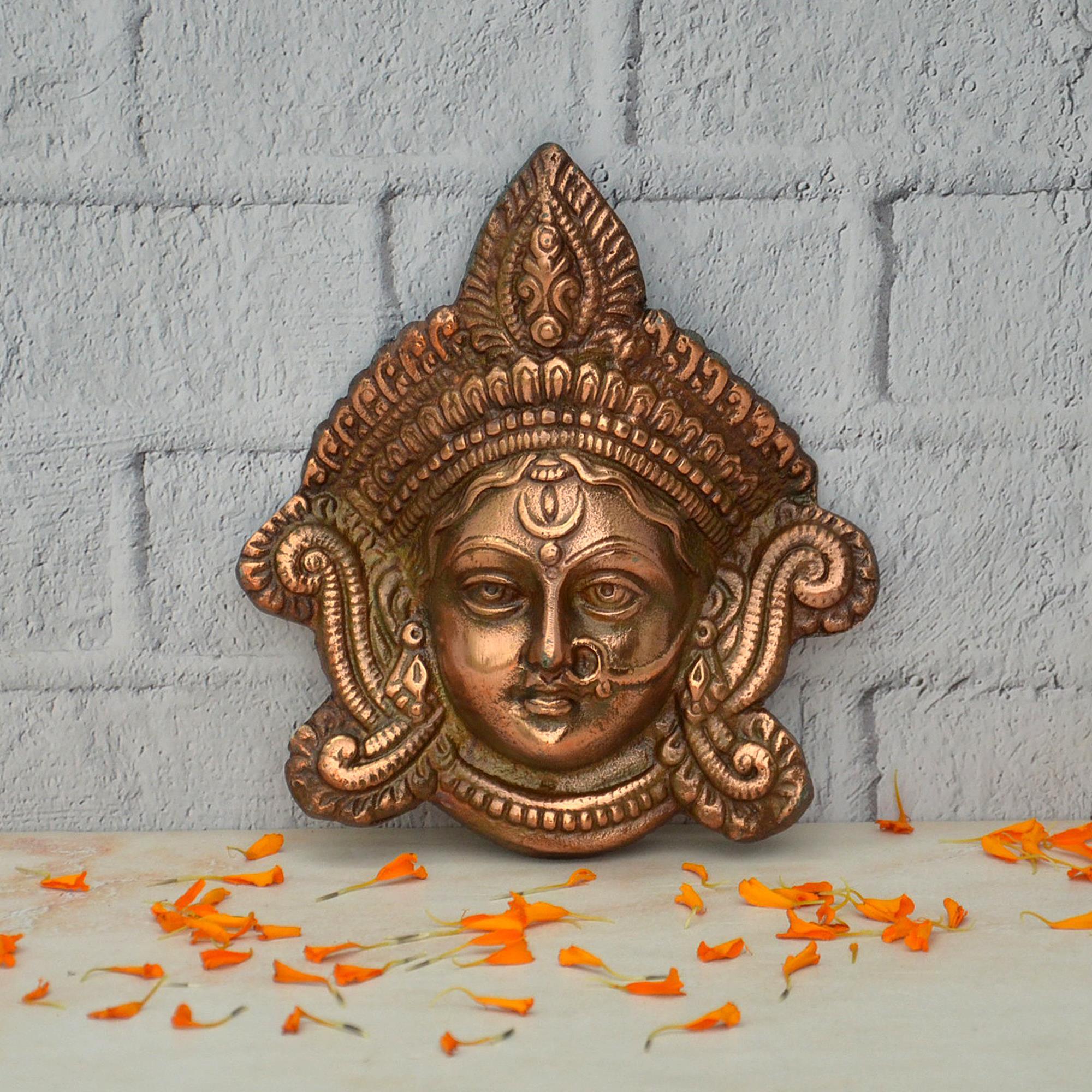 Maa Durga Small Mukut Wall Hanging, Wall Hangings