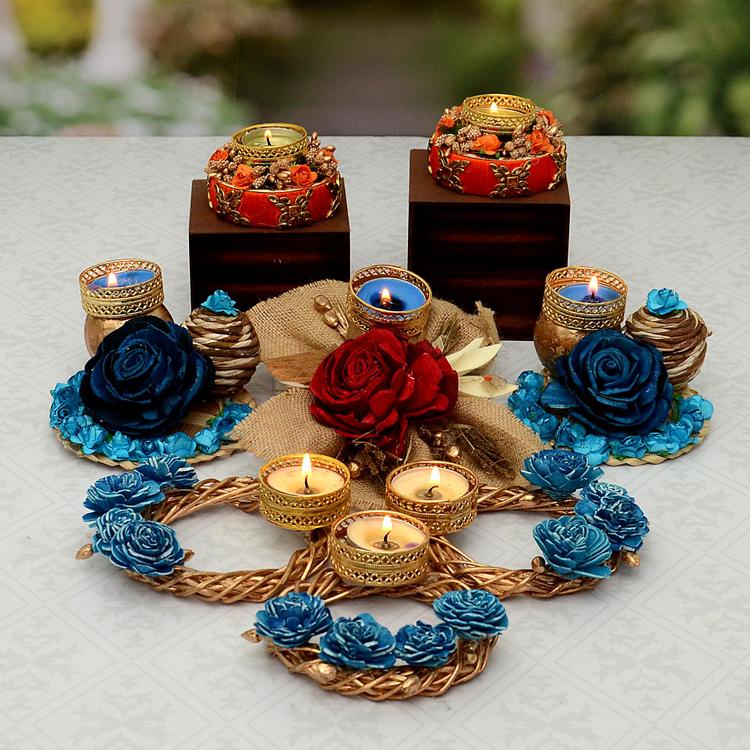 Handmade Decorated Diya Hamper