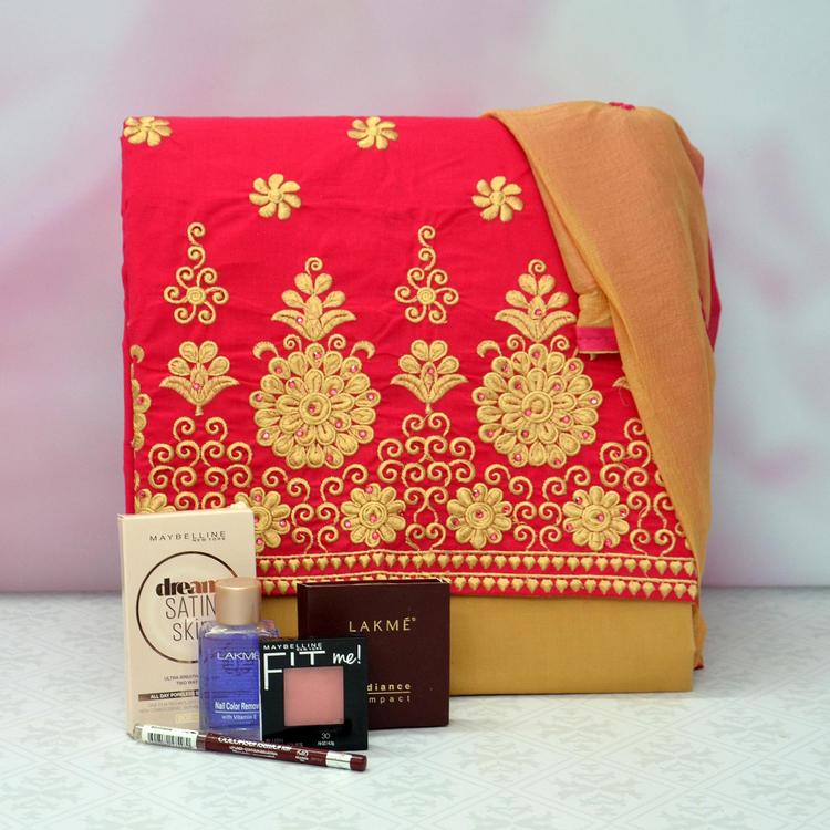 Maybelline Cosmetics & Pink Suit