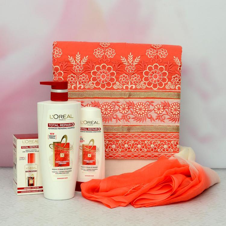 Loreal Total Repair & Peach Suit