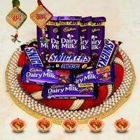 Chocolates Diwali Thali