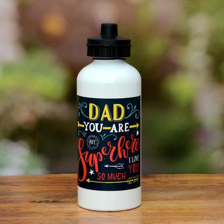 Dad You are Superhero Bottle