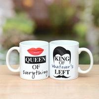King & Queen Personalized Mug