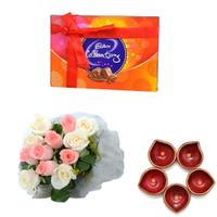 Roses with Cadbury Celebrations Diwali Hamper