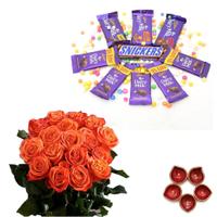 Chocolates and Roses Diwali Express Combo