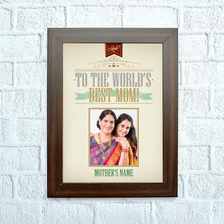 Best Mom Custom Certificate