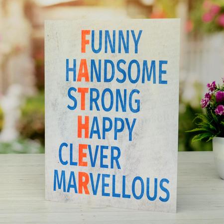 Personalized Card for Dad