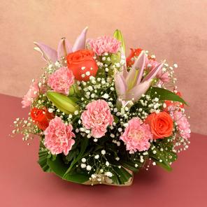 Lilies, Carnation & Roses Lilies, Carnation & Roses