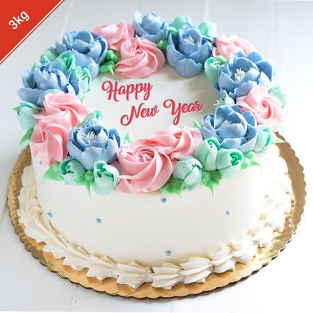 3D Roses Designer Vanilla Cake 3 Kg