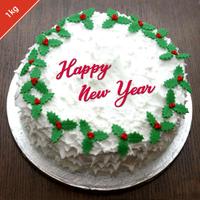 New Year Vanilla Cake 1 Kg