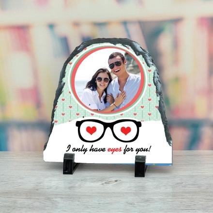 Love You Personalized Photo Rock