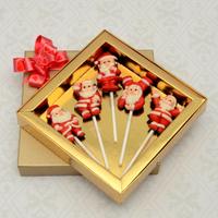 Funny Santa Chocolate Lollipop