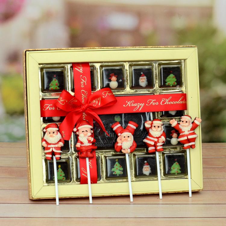 Handmade Chocolate, Santa Lollipop