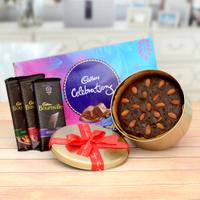 Cadbury Chocolates With Plum Cake Hamper