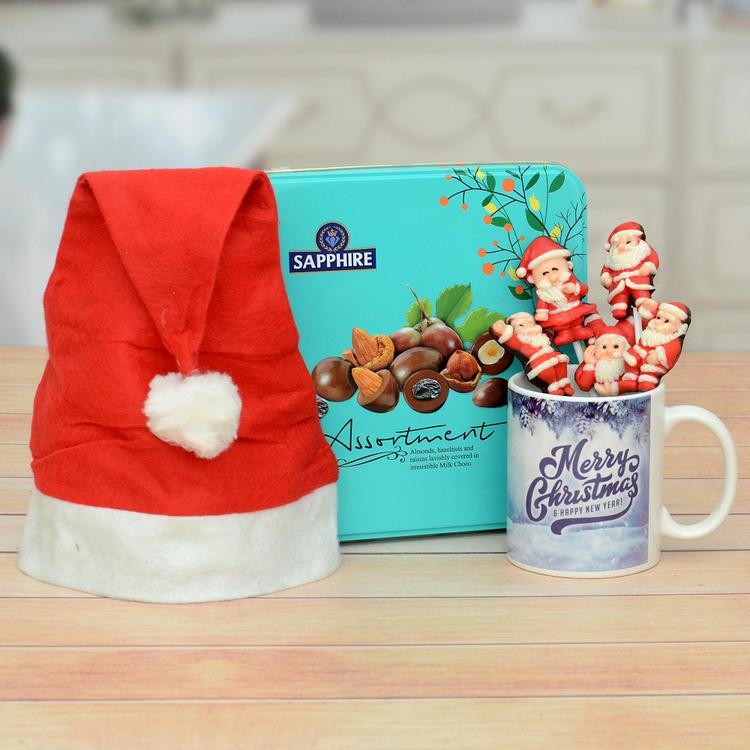 Sapphire & Santa Lollipop