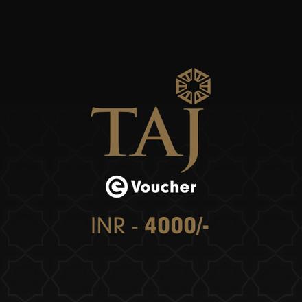 Taj E-voucher Rs. 4000