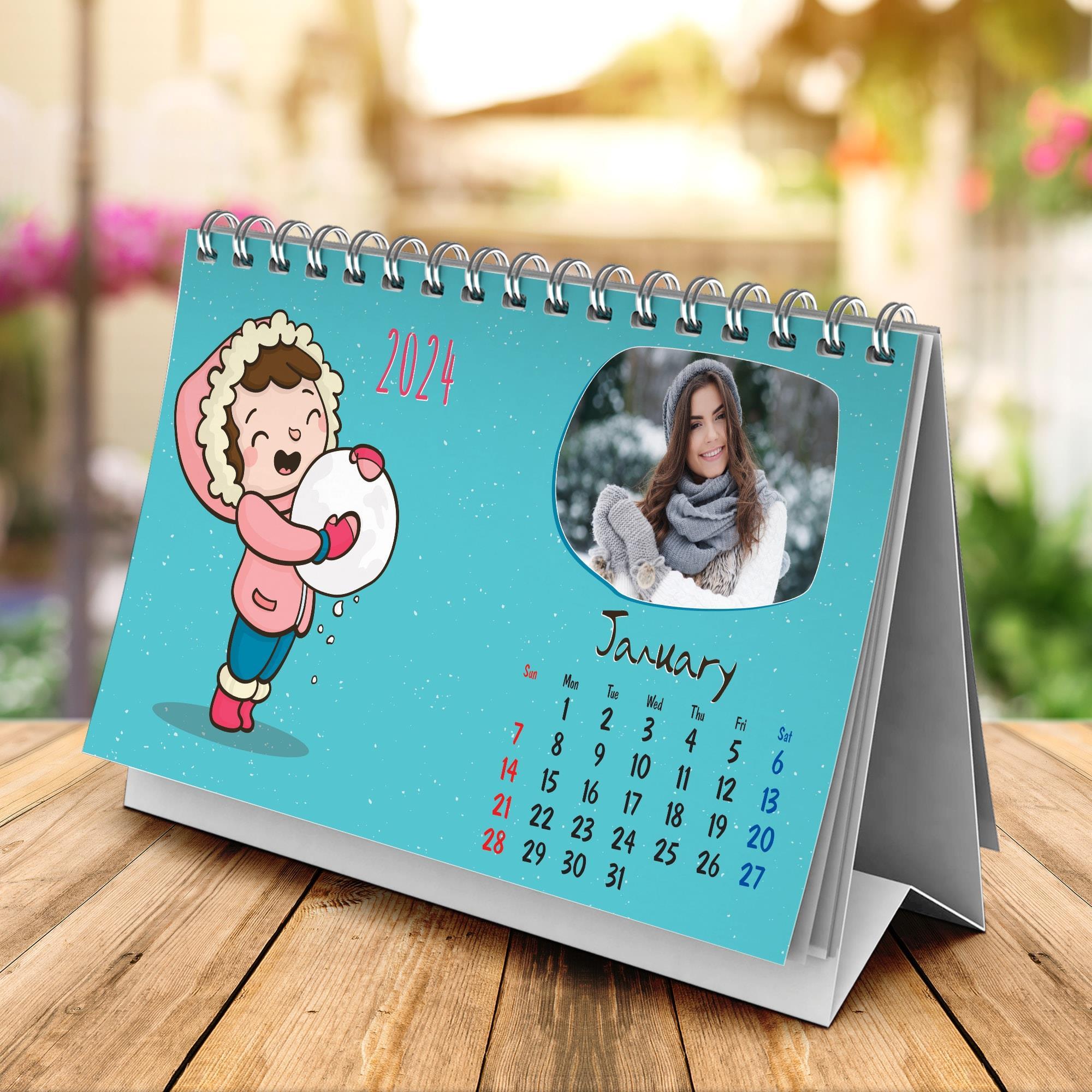 Seasonal Personalized Calendar New Year Gifts