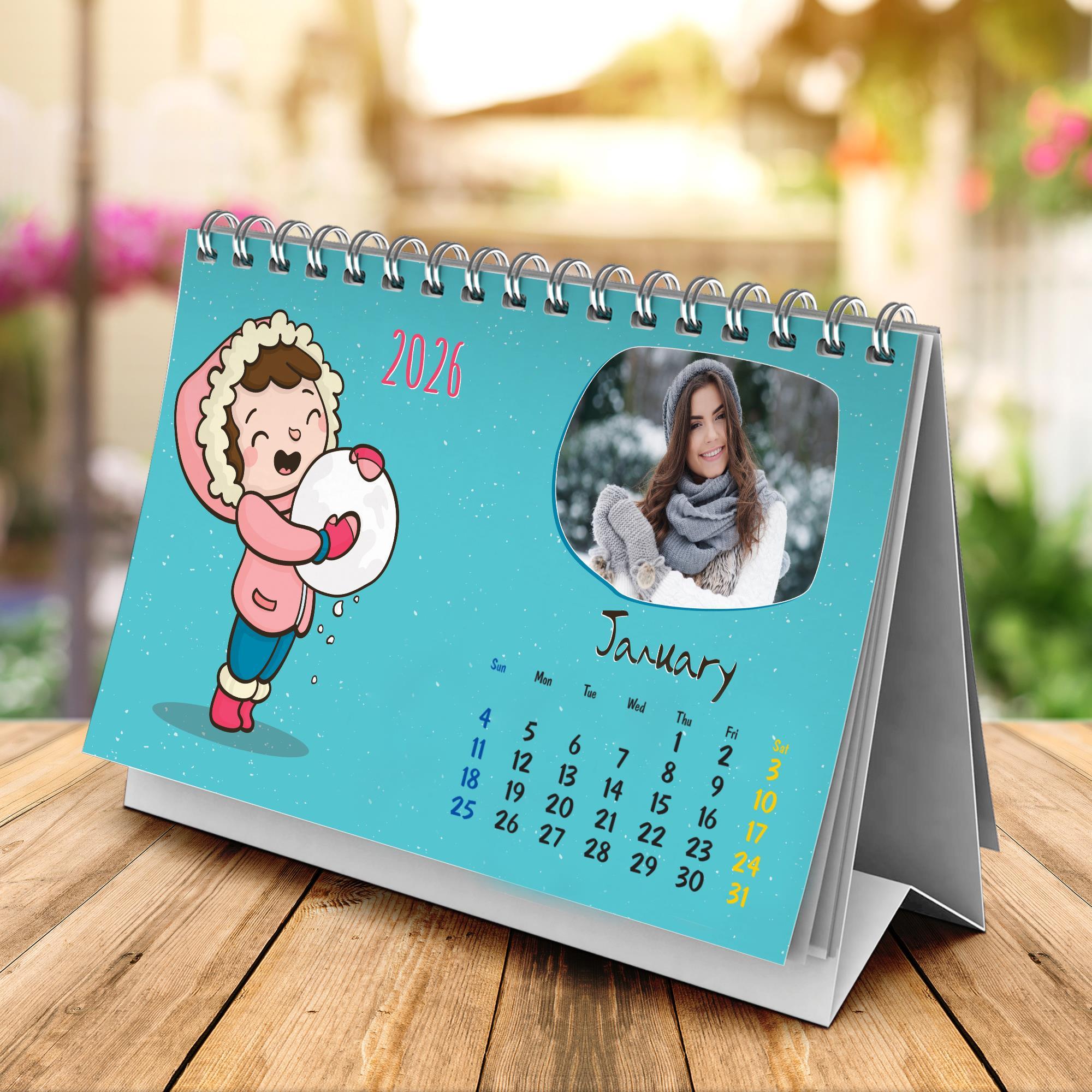 Seasonal Personalized Calendar New Year Gifts