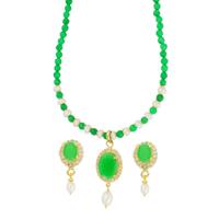 Desire Green Stone Necklace