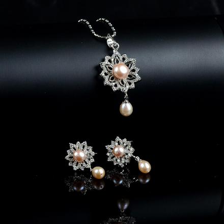 Flower Pendant Set