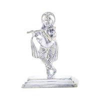 Lord Krishna Silver Idol