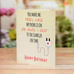 Lovely Personalized Bday Card