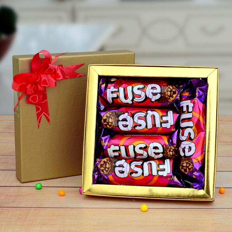 Cadbury Fuse with a Golden Box