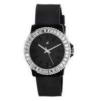 Fastrack Black Dial Watch -NK9827PP02