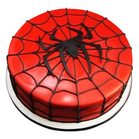 Spider Man Cake 1.5 Kg - Chocolate