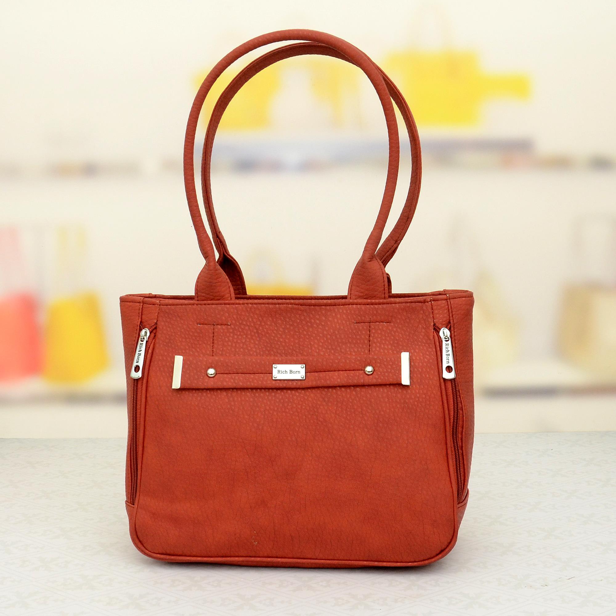 womens orange purse