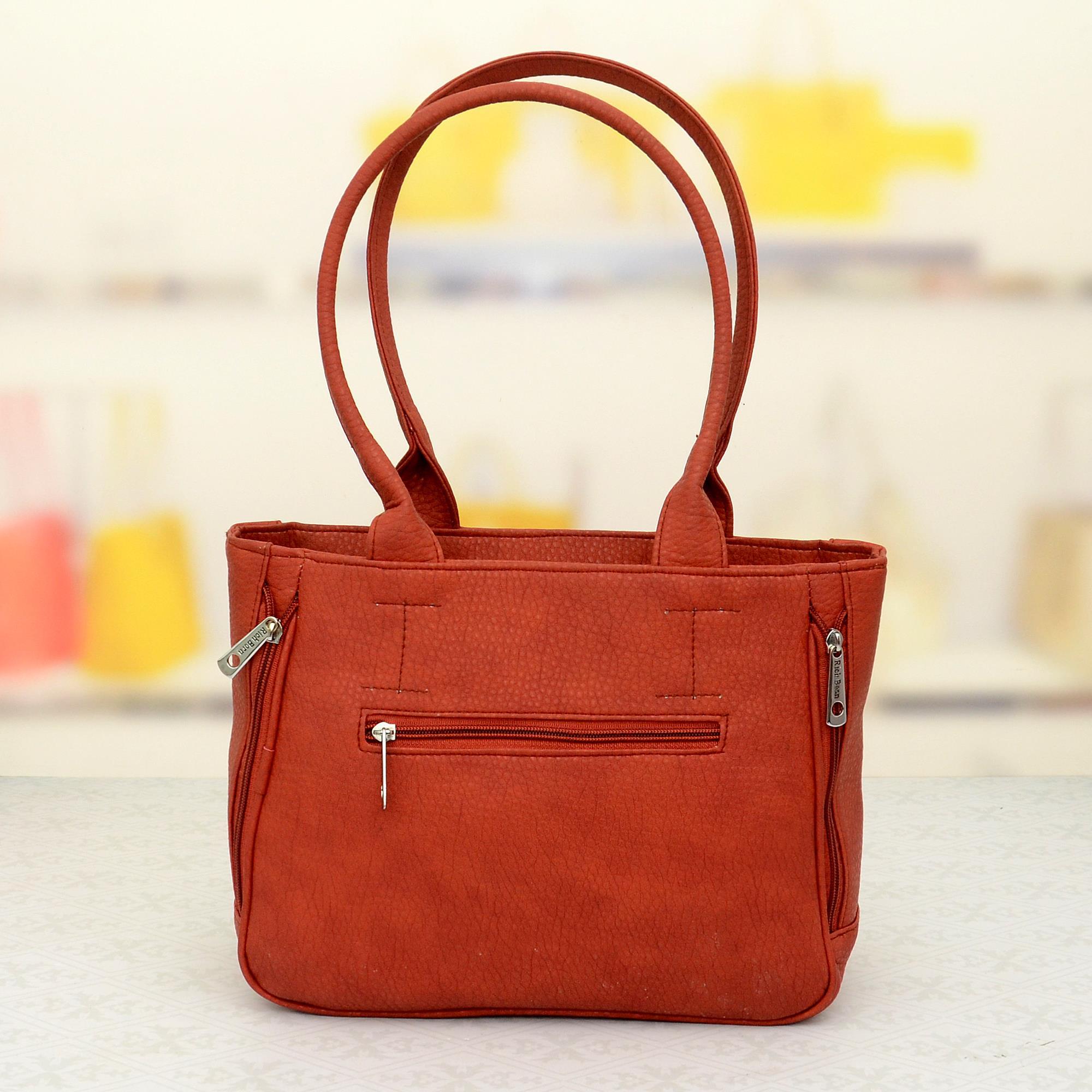 orange handbags amazon