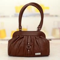 Dark Brown Designer Handbag