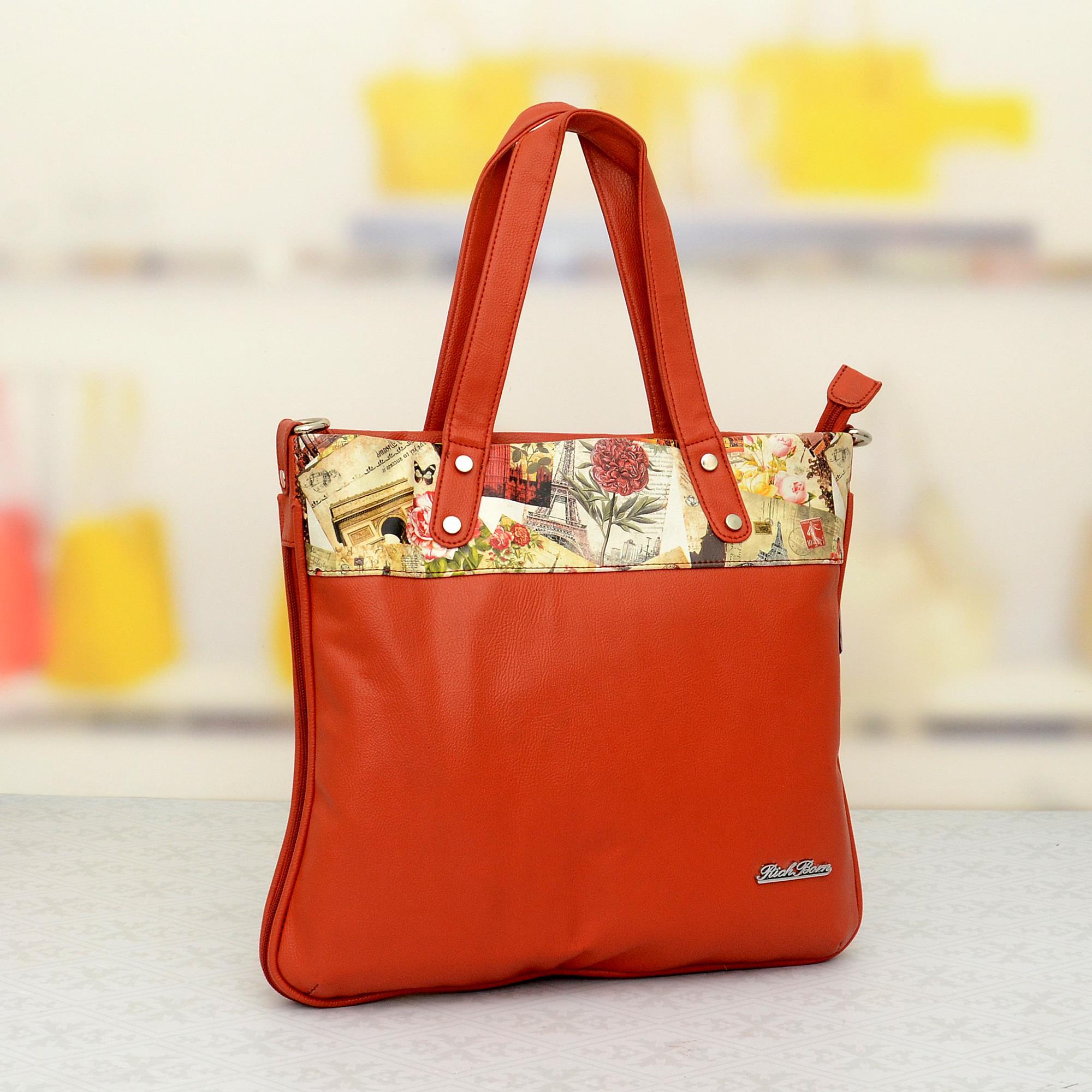 Classy Orange Ladies Handbag | Bags & Purses